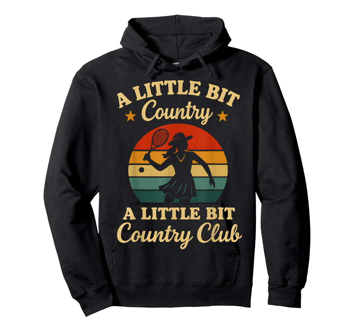 Cowgirl Retro Country Club Tennis Themed Party Southern T-Shirt