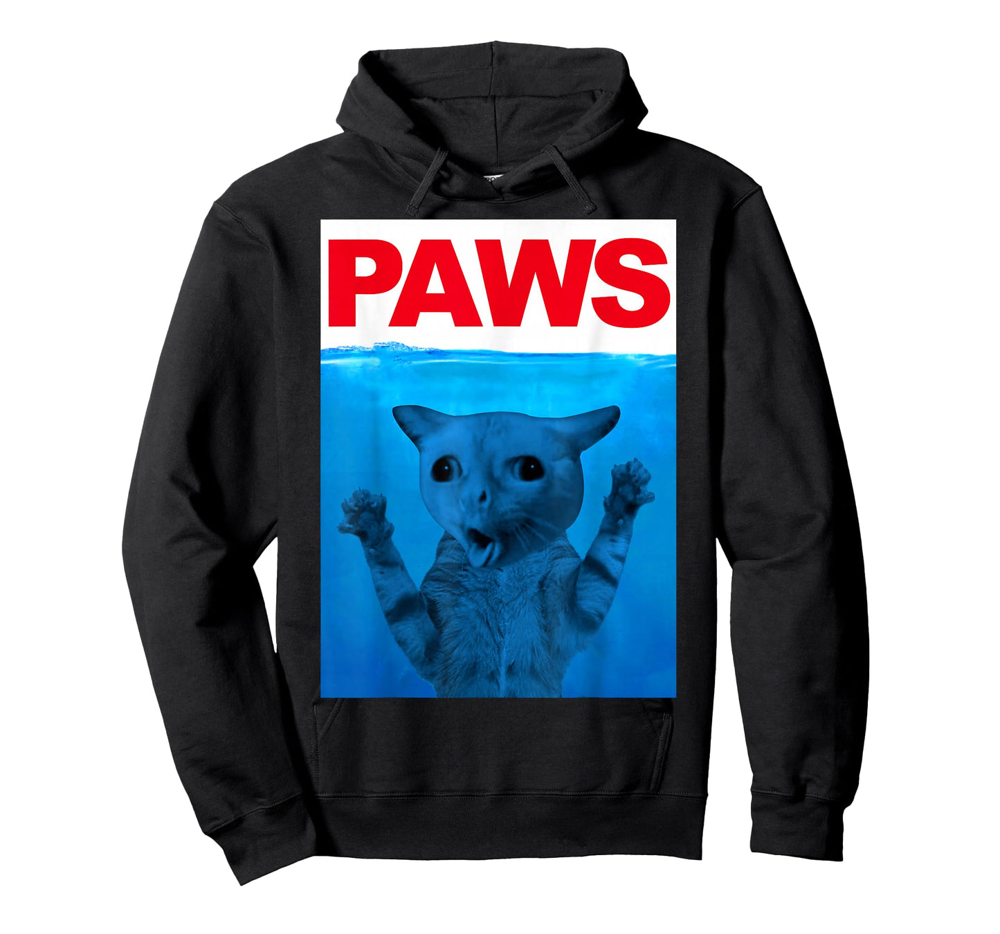 Paws Cat Meme Humor Funny Kitty Lover Funny Cats Dads Mom T-Shirt