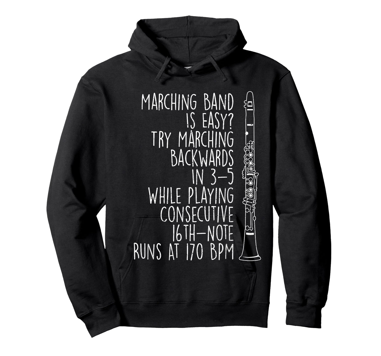 Marching Band Is Easy - Music Clarinet Player Clarinetist T-Shirt