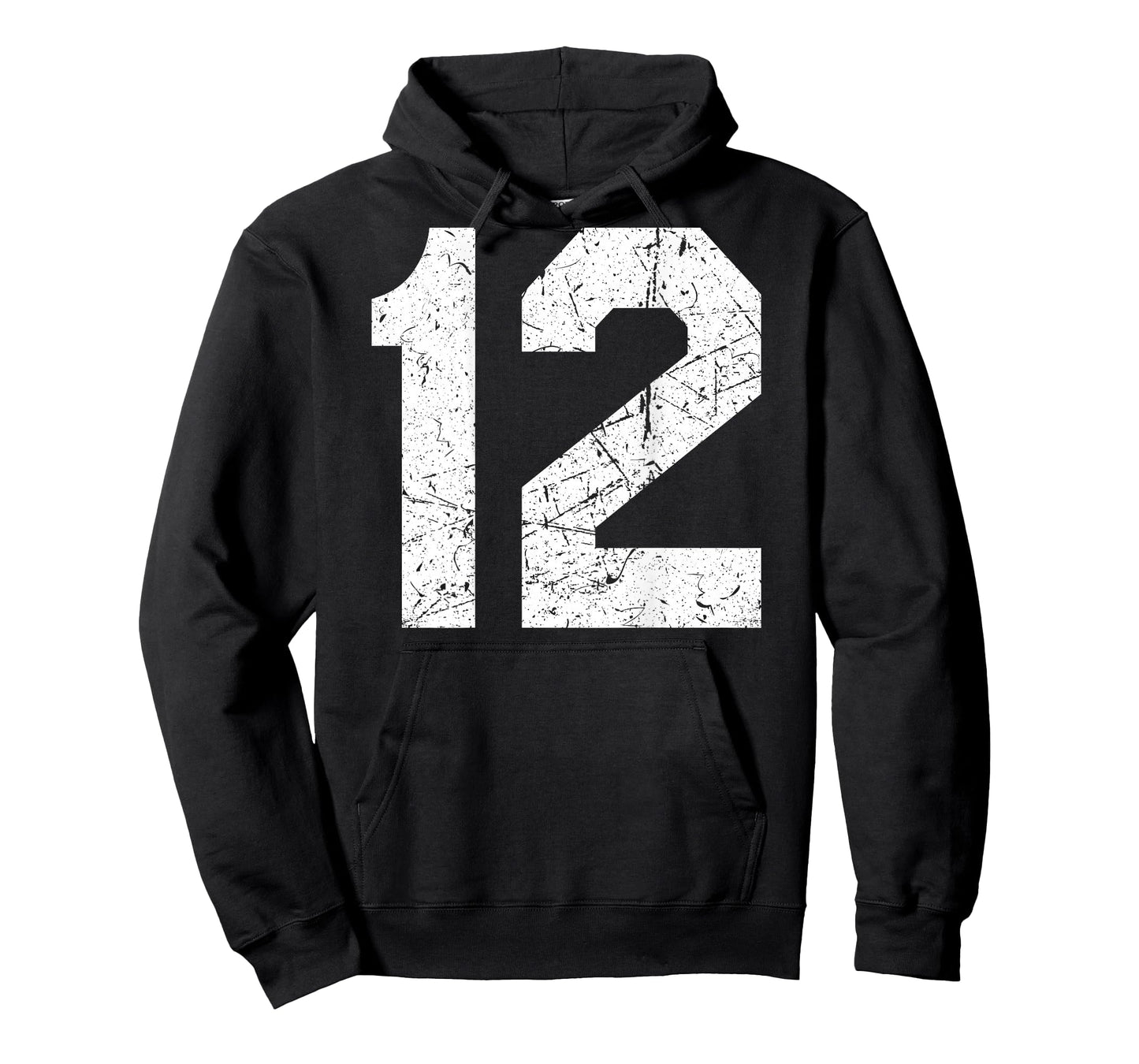 Jersey Uniform Number #12 Athletic, 12th Birthday T-Shirt