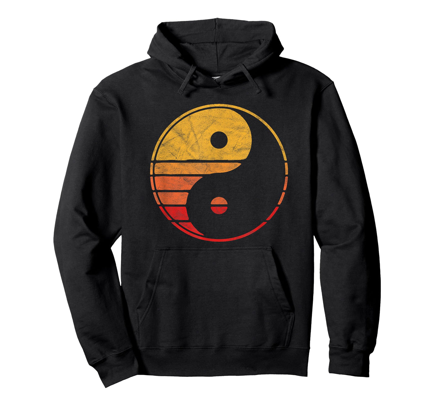 Vintage Yin Yang 80's Minimalist Sun Retro Graphic T-Shirt