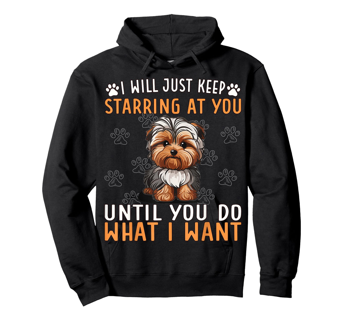 Dog Yorkie Poo Mom Plush Yorkie Poodle Food Yorkiepoo T-Shirt
