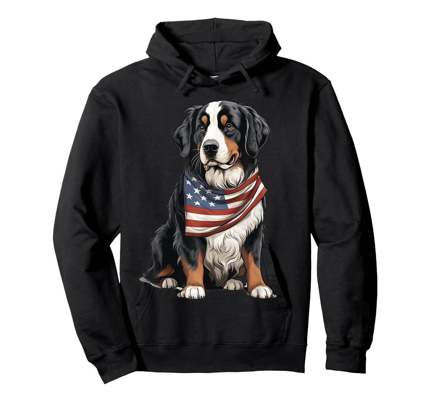 Berner US Flag Bernese Mountain Dog Owner Mom Dad Men Women T-Shirt