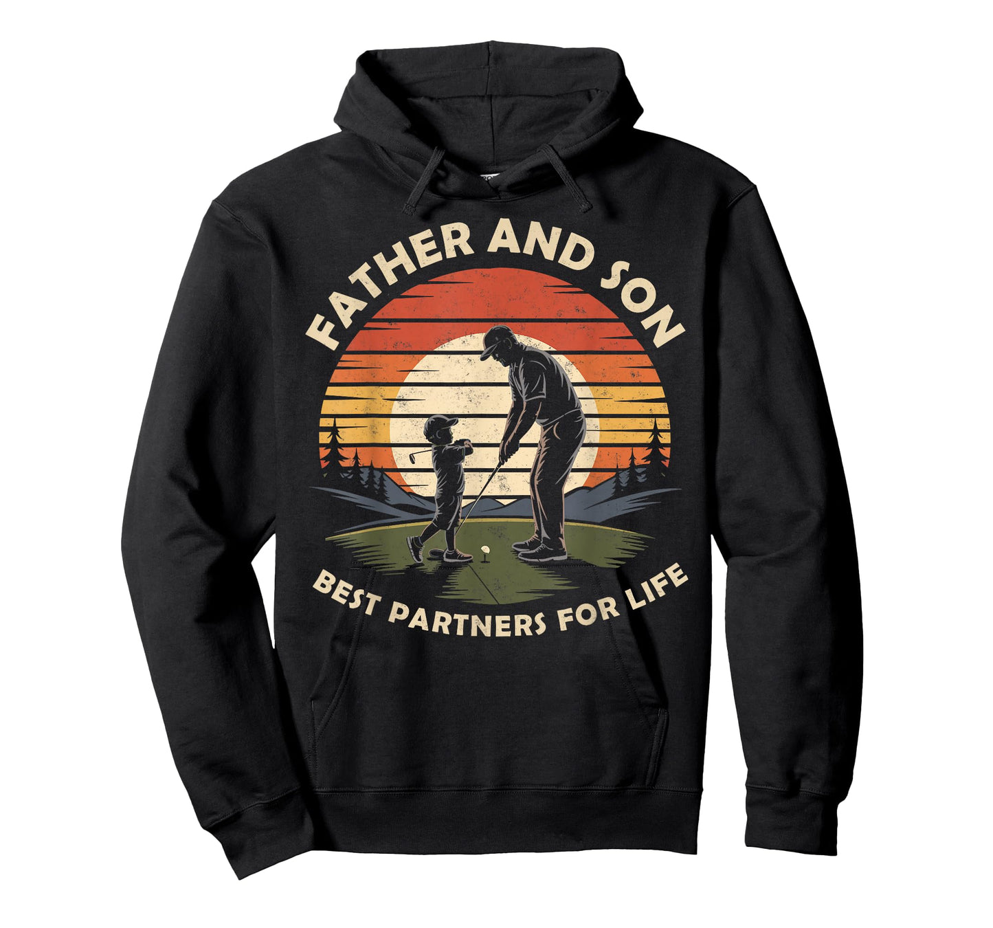 Father & Son Best Partners for Life Golf Golfing Golfer Tee T-Shirt