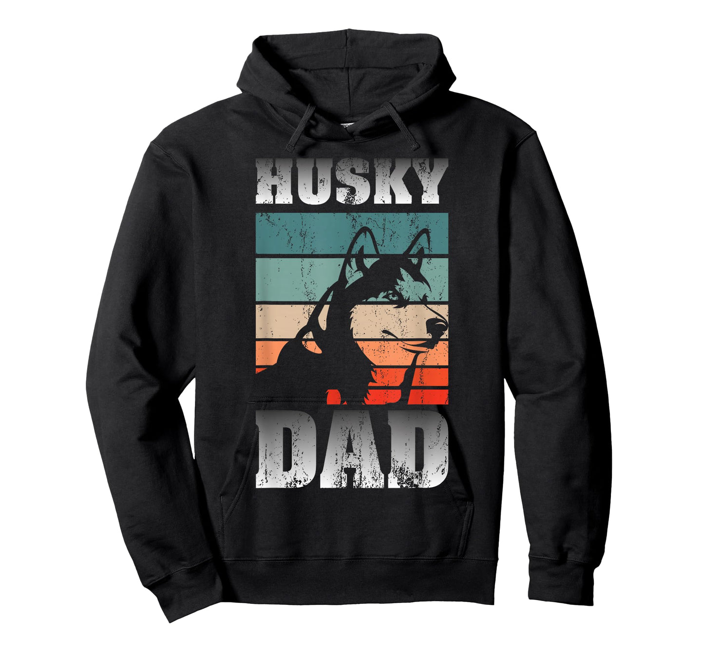 Husky Papa Siberian Dog Pet Father's Day Husky T-Shirt