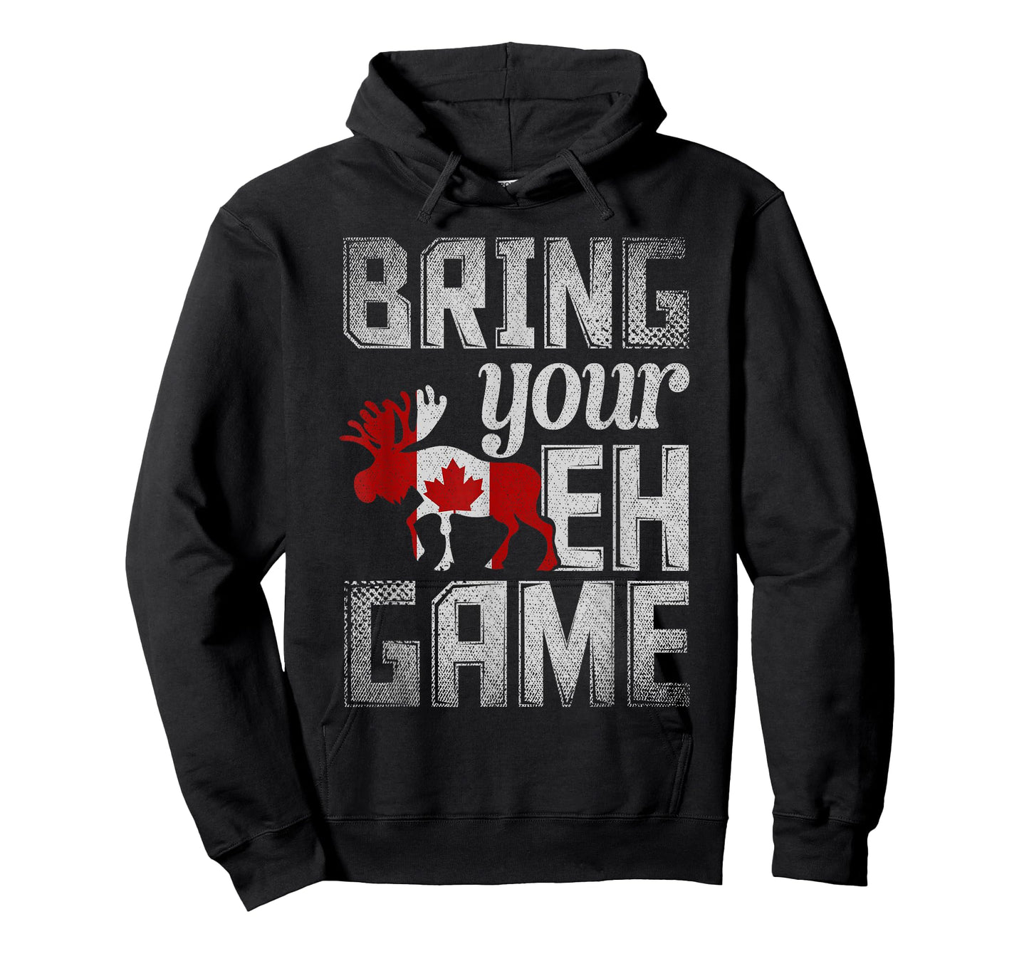 Funny Canadian Moose Maple Leaf Bring Your EH Game Canada T-Shirt