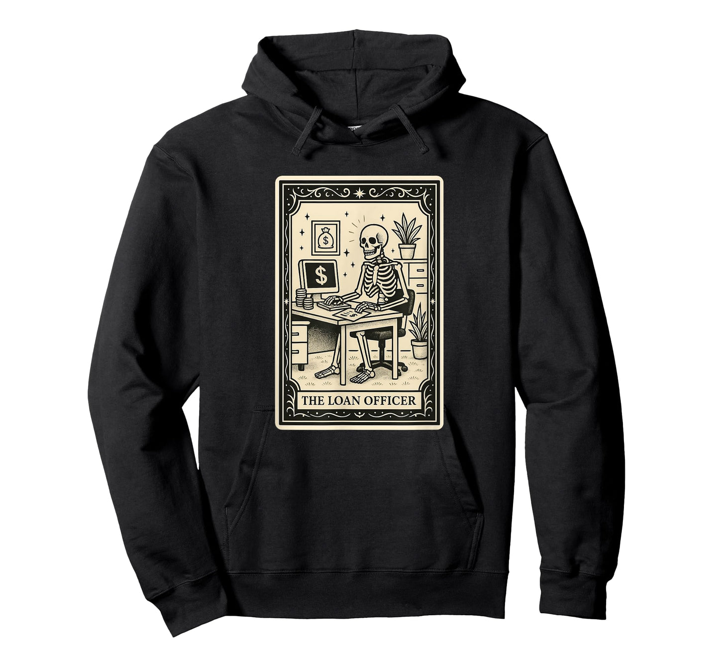 The Loan Officer Tarot Card - Spooky Gothic Auto Home Bank T-Shirt