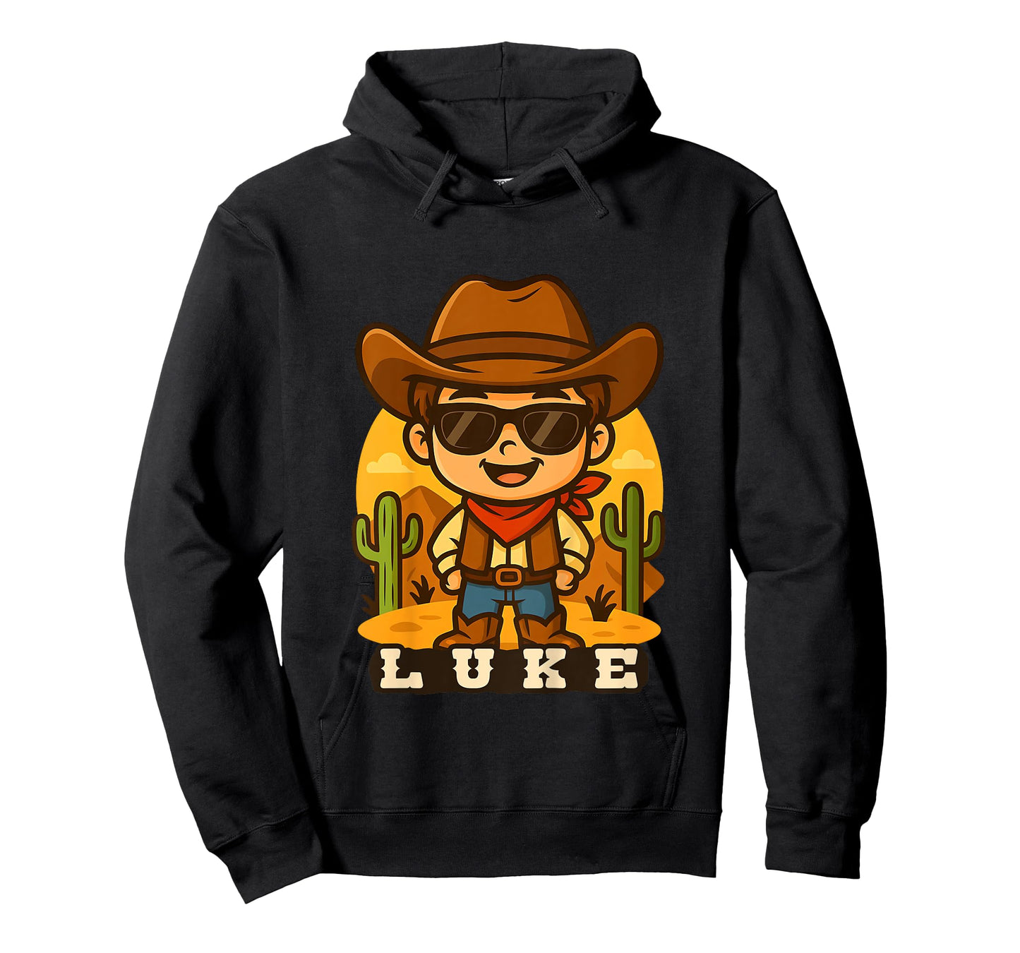 Kids Luke Cowboy for boys Rodeo Country Western Party Theme T-Shirt