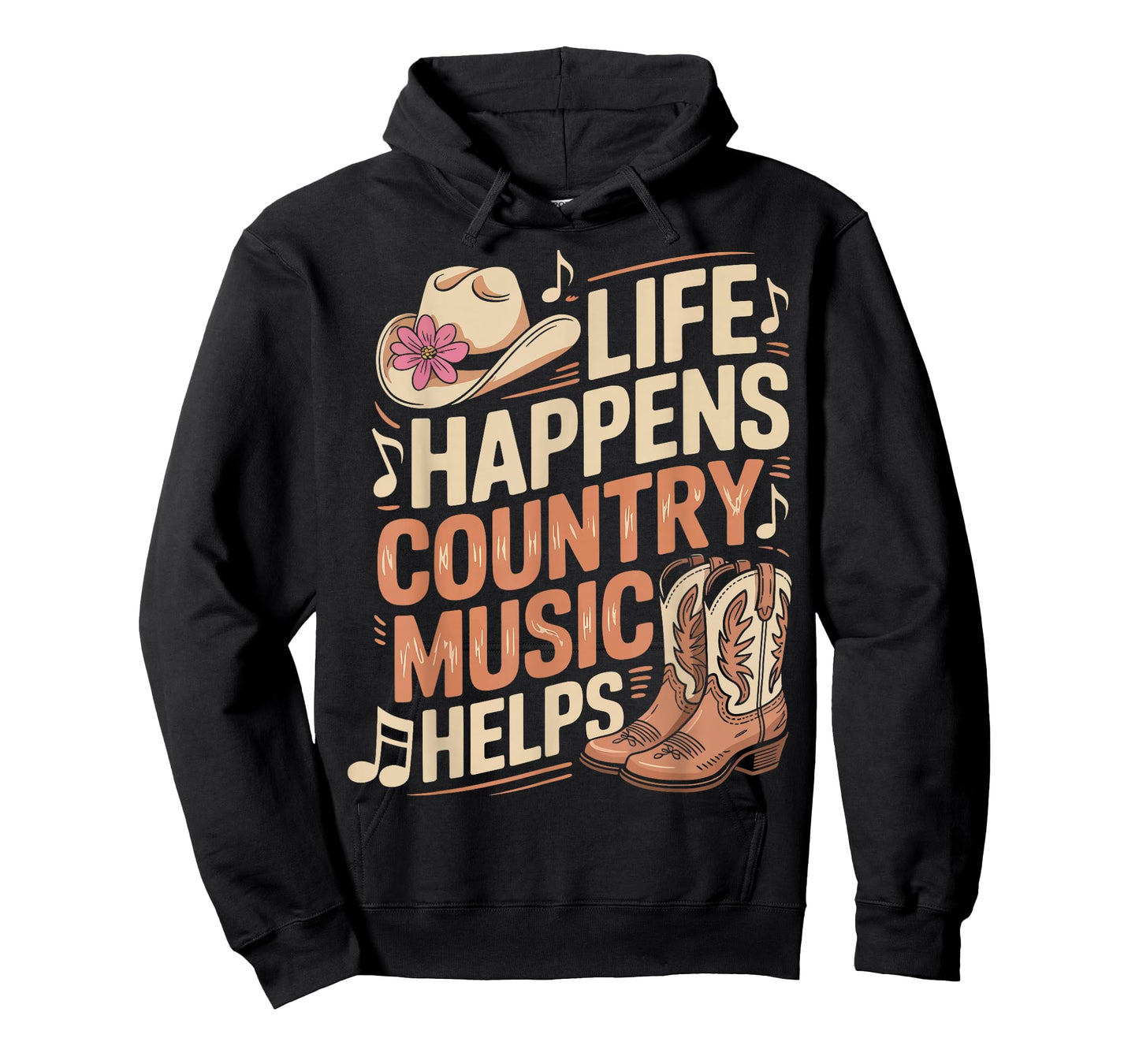 Life Happens Country Music Helps T-Shirt
