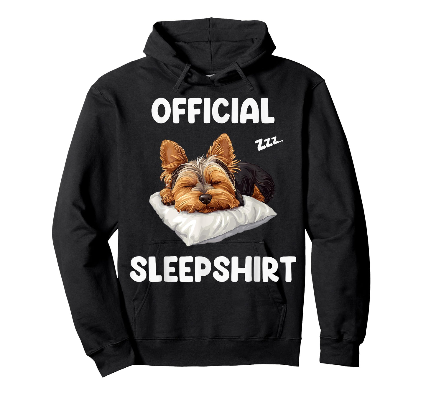 Official Yorkshire Terrier Sleepshirt Cute Yorkie Dog Lover T-Shirt