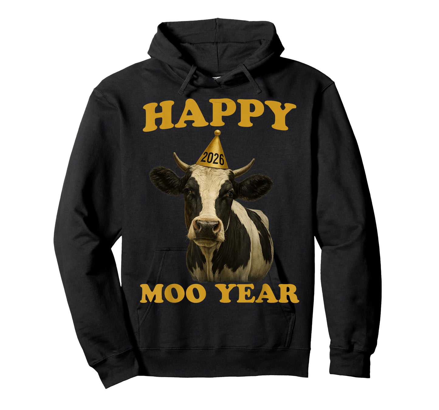 Funny New Years Eve Cow NYE Party Farm Animal Moo Pun Women T-Shirt