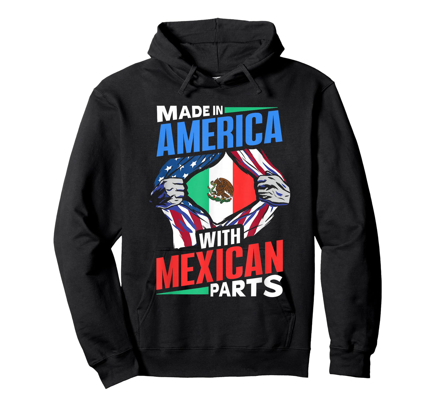 Made in America with Mexican Parts Country Mexico T-Shirt