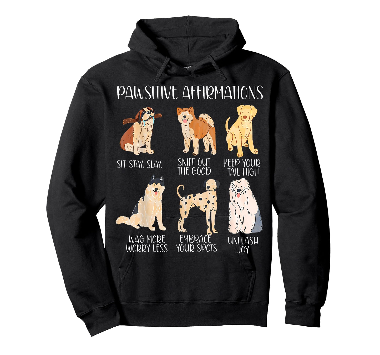 Pawsitive Affirmations Funny Dogs Behavior Analyst Positive T-Shirt