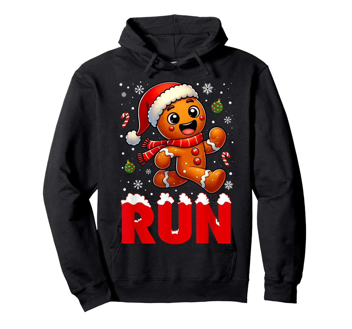 Gingerbread Running Cross Country Gingerman Runner Christmas T-Shirt