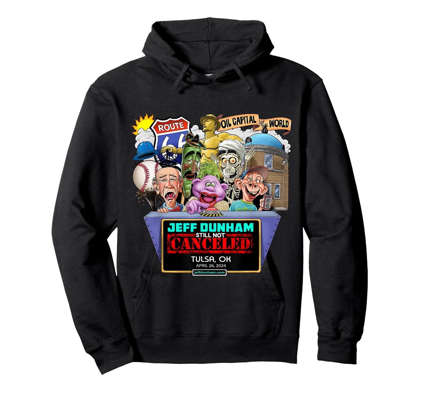 Jeff Dunham Tulsa, OK (2024) T-Shirt
