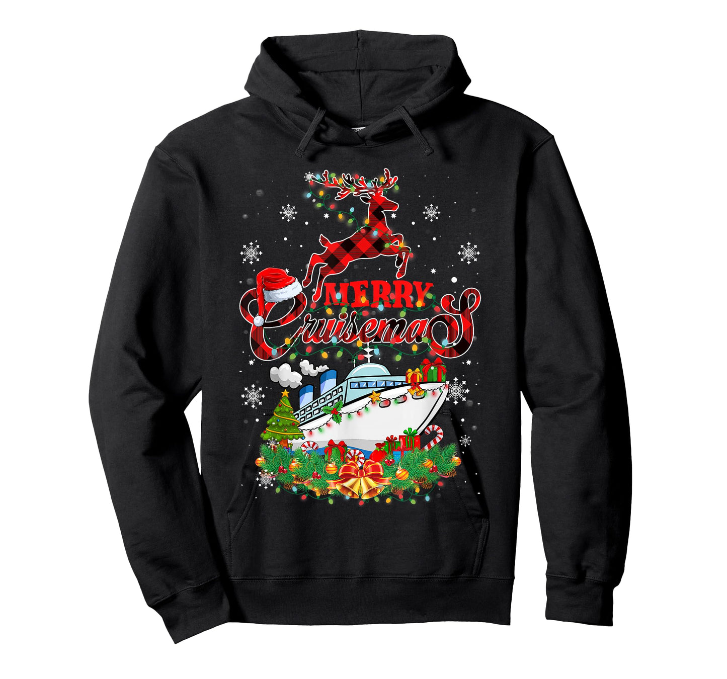 Merry Cruisemas 2025 Christmas Santa Reindeer Cruise T-Shirt
