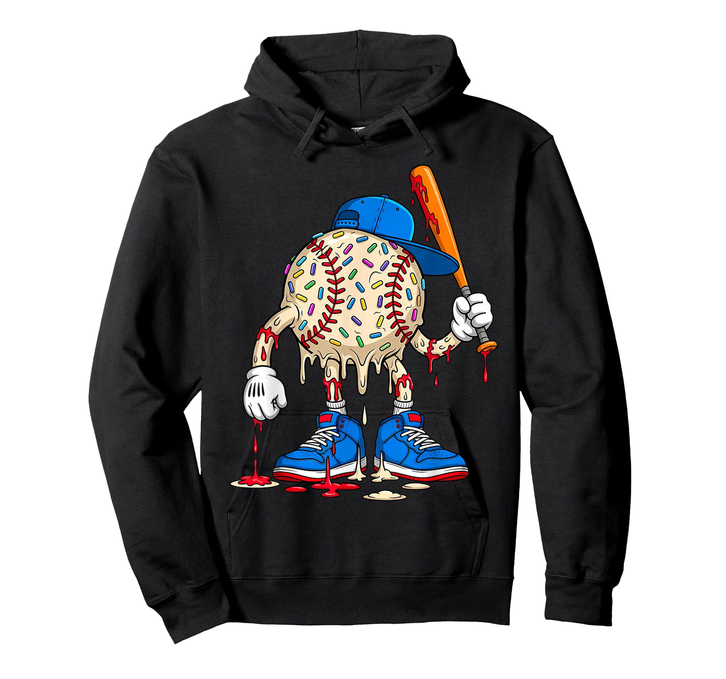 Baseball Lifestyle 101 Apparel Youth Baseball Drip Icecream T-Shirt