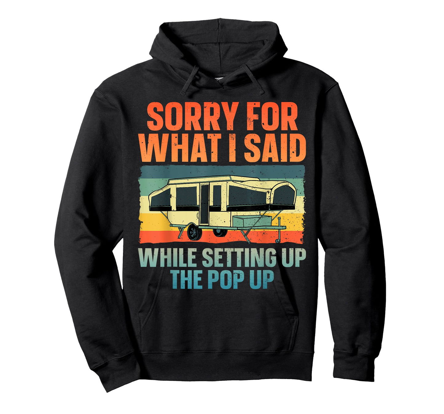 Funny Pop Up Camper Art For Men Women Pop Up Camping Lovers T-Shirt