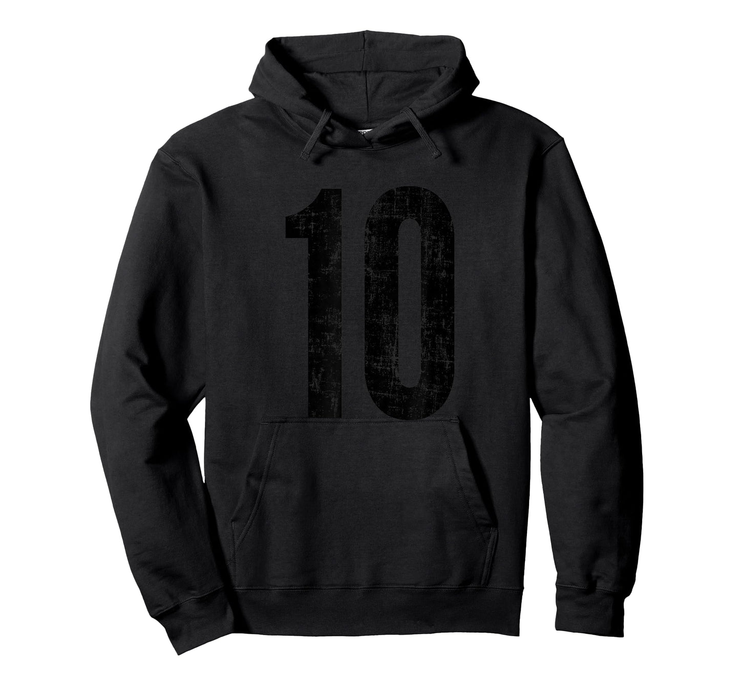 Number 10 Distressed Vintage Sport Team Practice Training T-Shirt