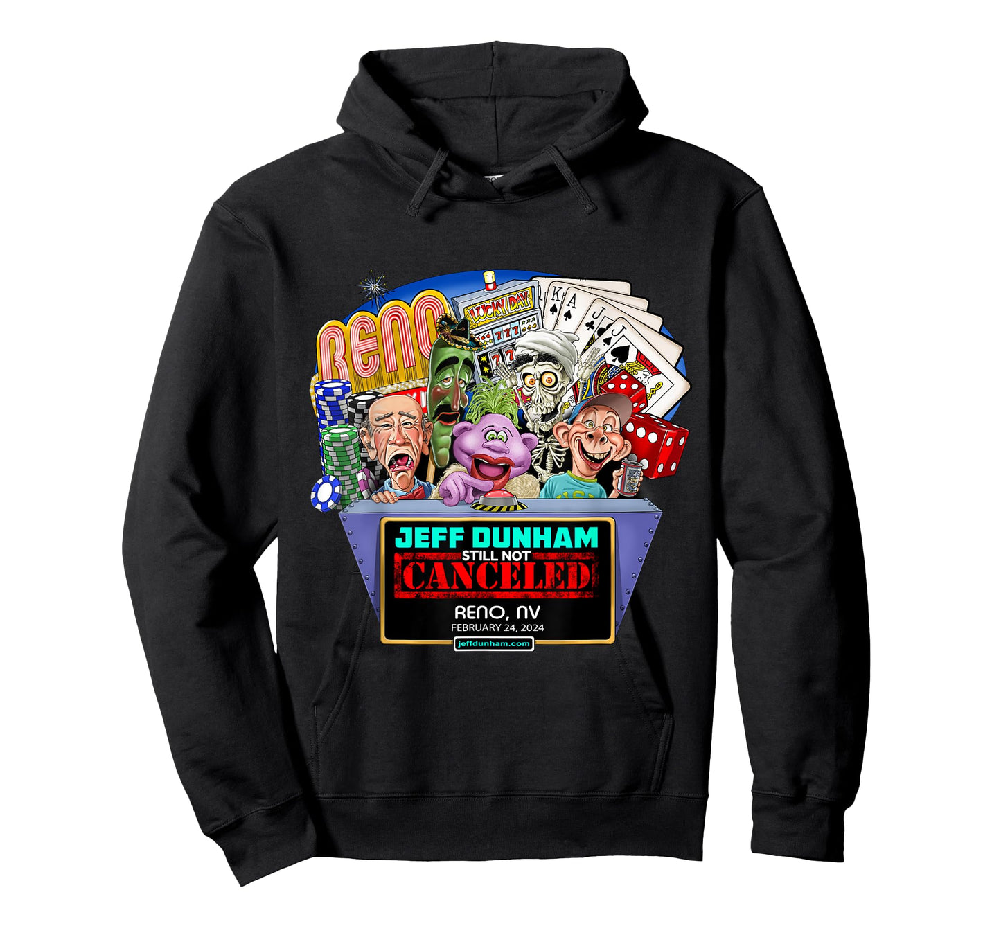 Jeff Dunham Reno, NV (2024) T-Shirt