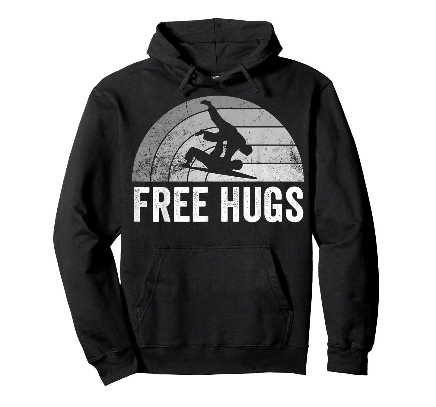 Free Hugs Cute Sloth Rainbow Graphic T-Shirt