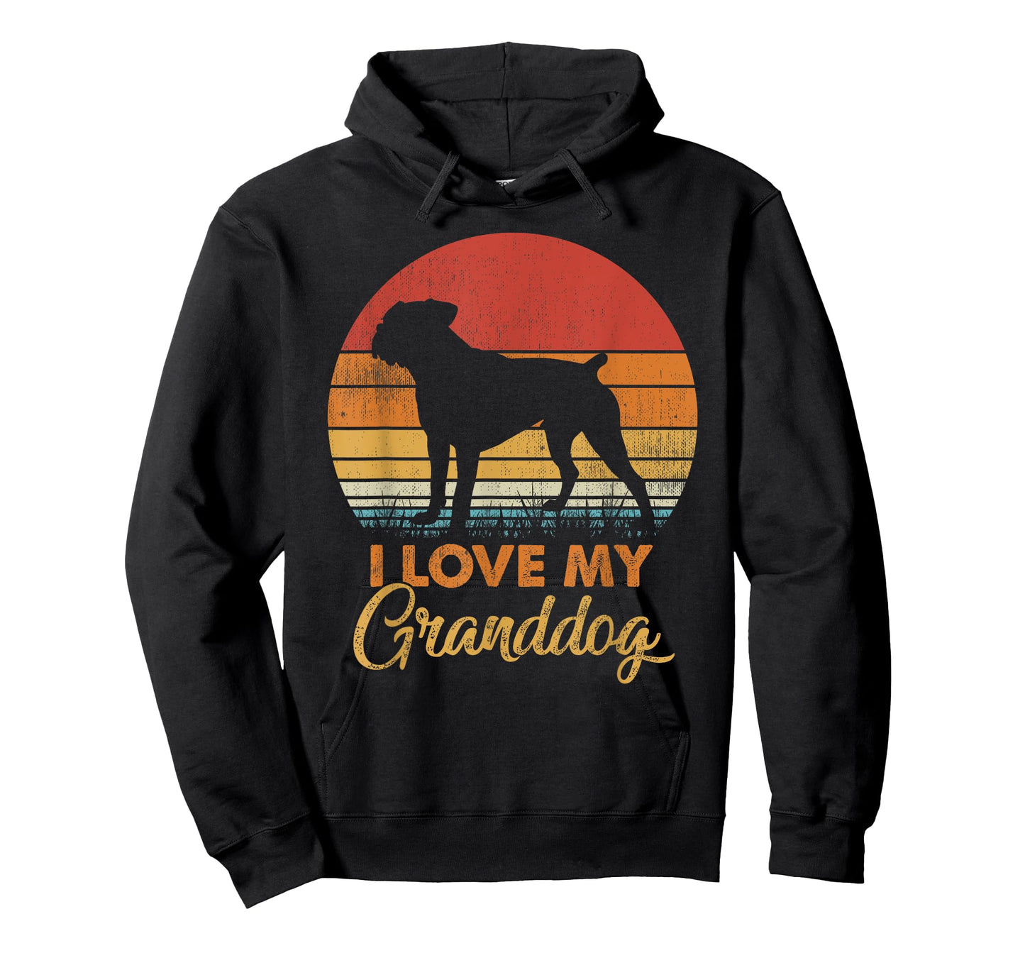 Love My Granddog Boxer Grandparents T-Shirt