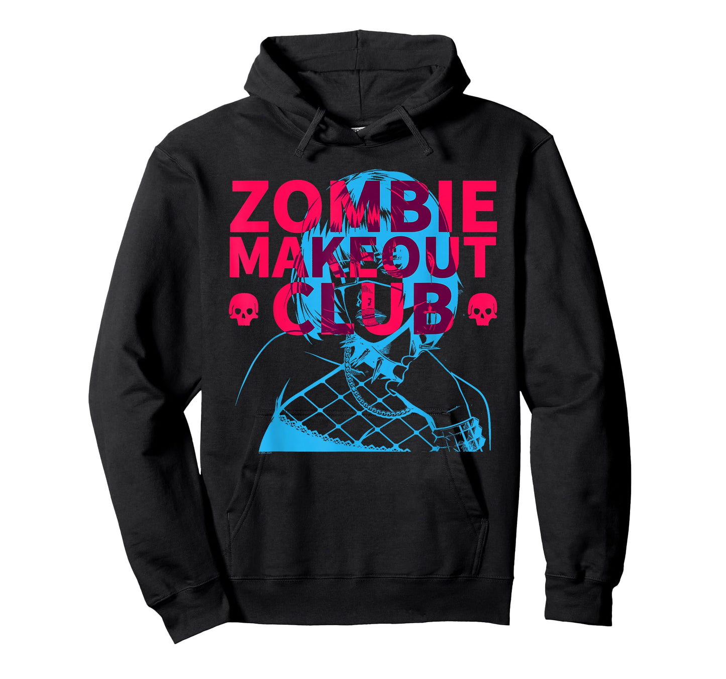 Zombie Makeout Club Punk Girl Overlap T-Shirt
