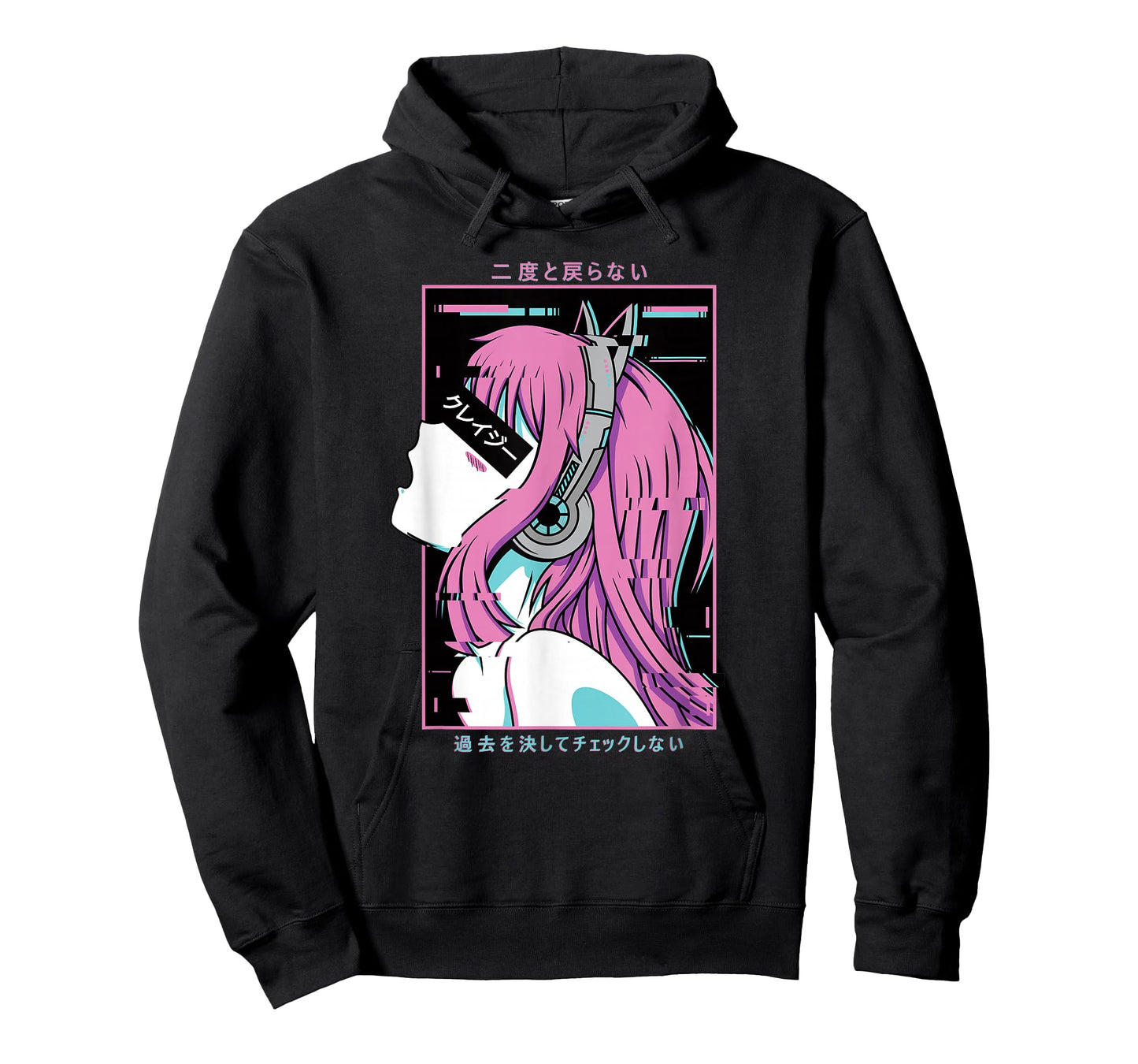 Aesthetic Vaporwave Crazy Waifu Anime Girl T-Shirt