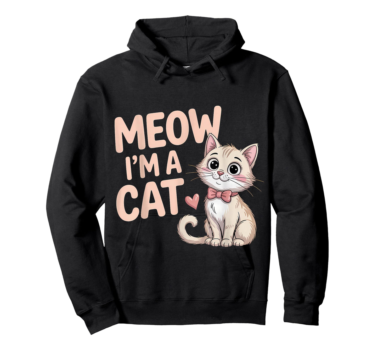 Meow I'm A Cat Cute Whimsical Kitty Design T-Shirt