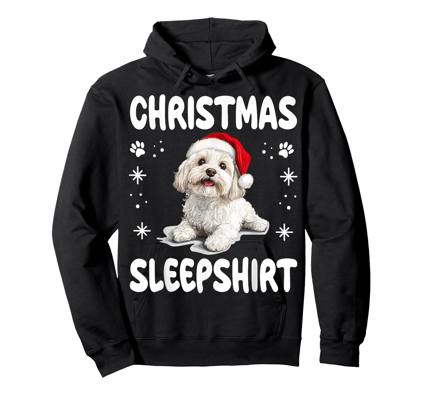 Bolognese dog Dog Nightgown Pajama Christmas Sleepshirt T-Shirt