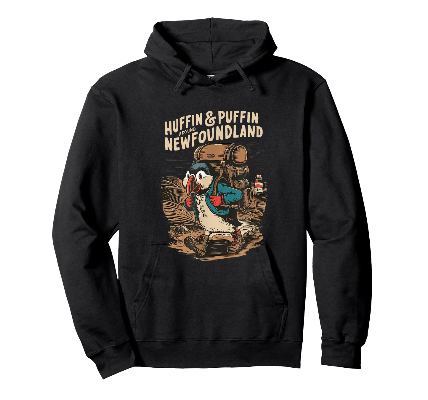 Huffin & Puffin Newfoundland - Atlantic Canada Souvenir T-Shirt