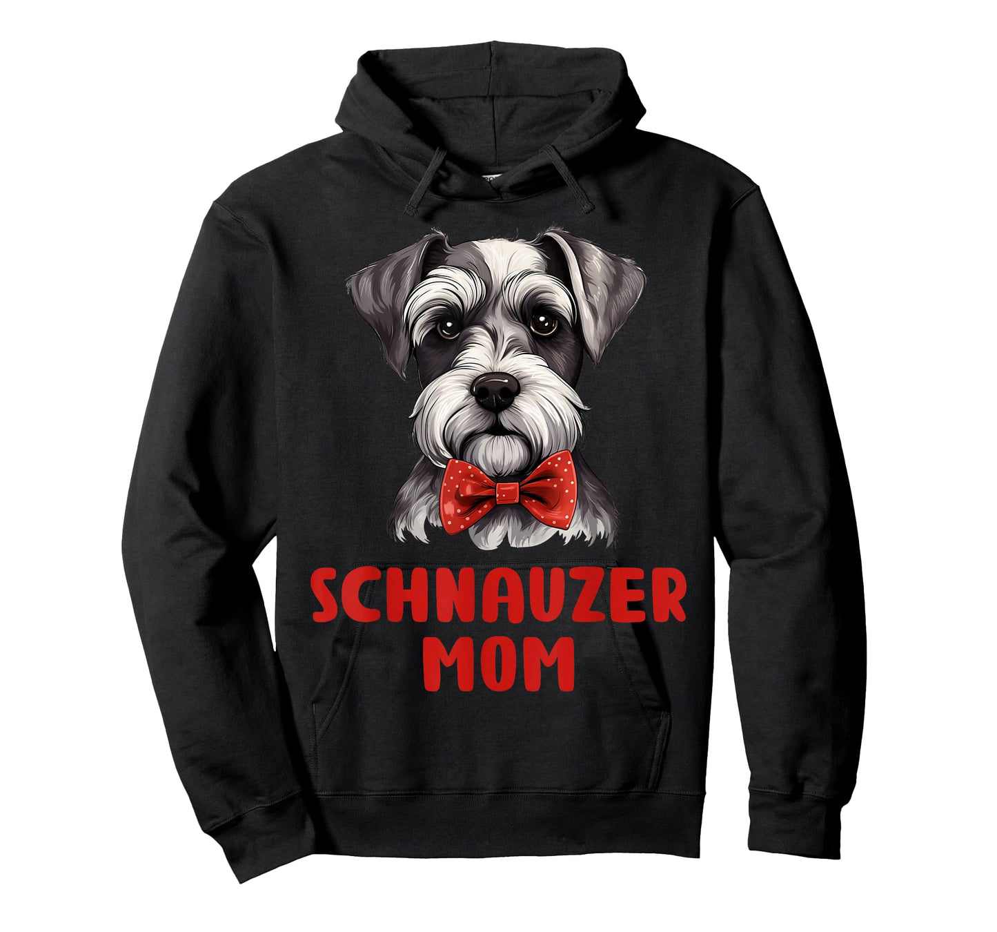 Cute Schnauzer Mom Dog Lovers Gift Miniature Schnauzer Owner T-Shirt