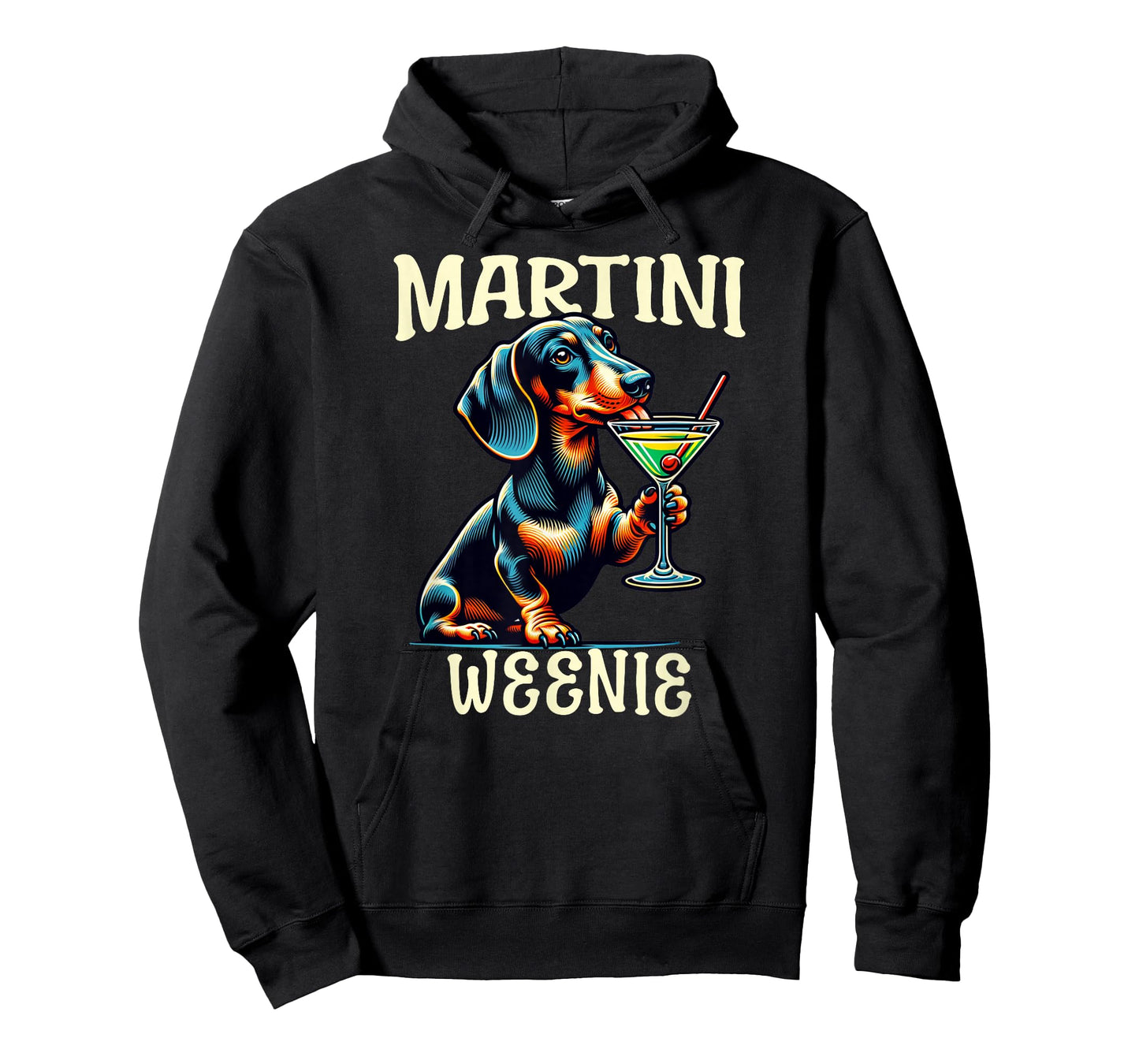Martini Weenie Funny Dachshund Lover T-Shirt