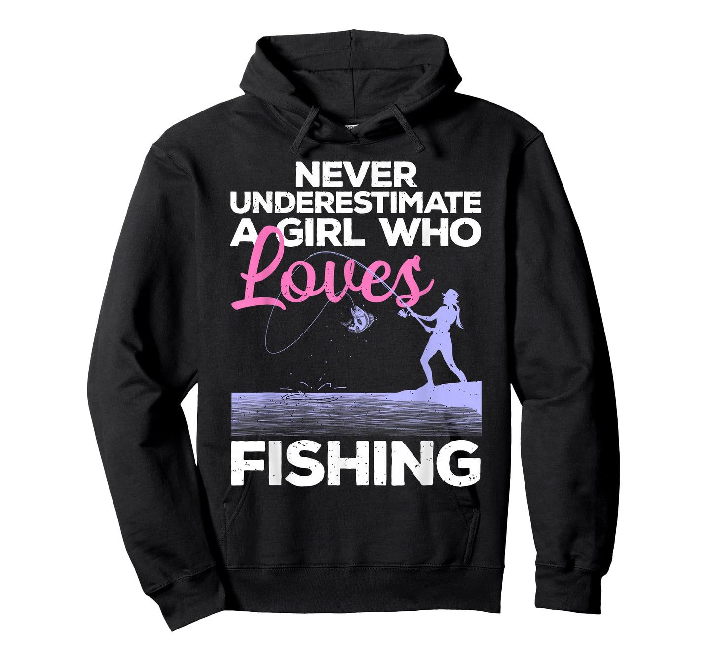 Cool Fishing for Women Girls Fisherman Fish Lure Saltwater T-Shirt Small
