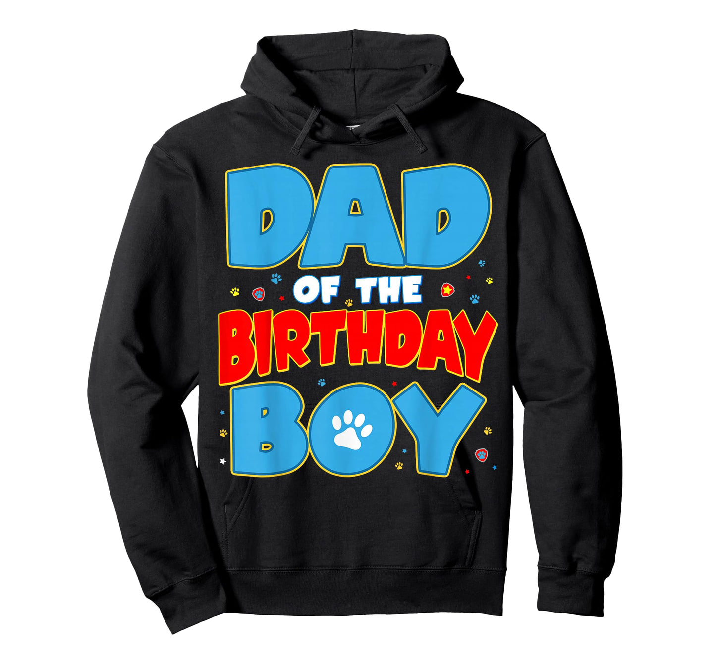 Dad of The Birthday Boy Funny Dog Lover Birthday Family T-Shirt