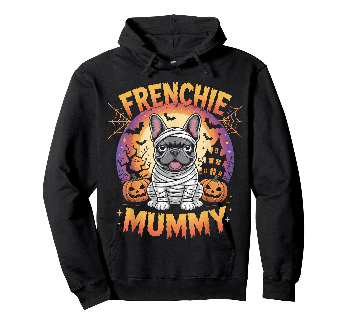 Frenchie Mummy Halloween Costume Dog Owner French Bulldog T-Shirt