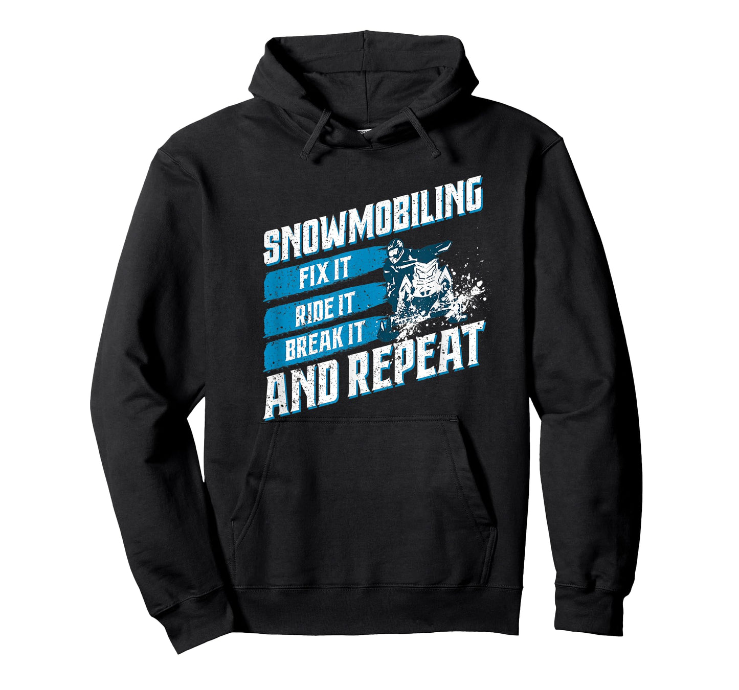Snowmobile Fix It Ride It Break It Winter Sports Motor Sled T-Shirt