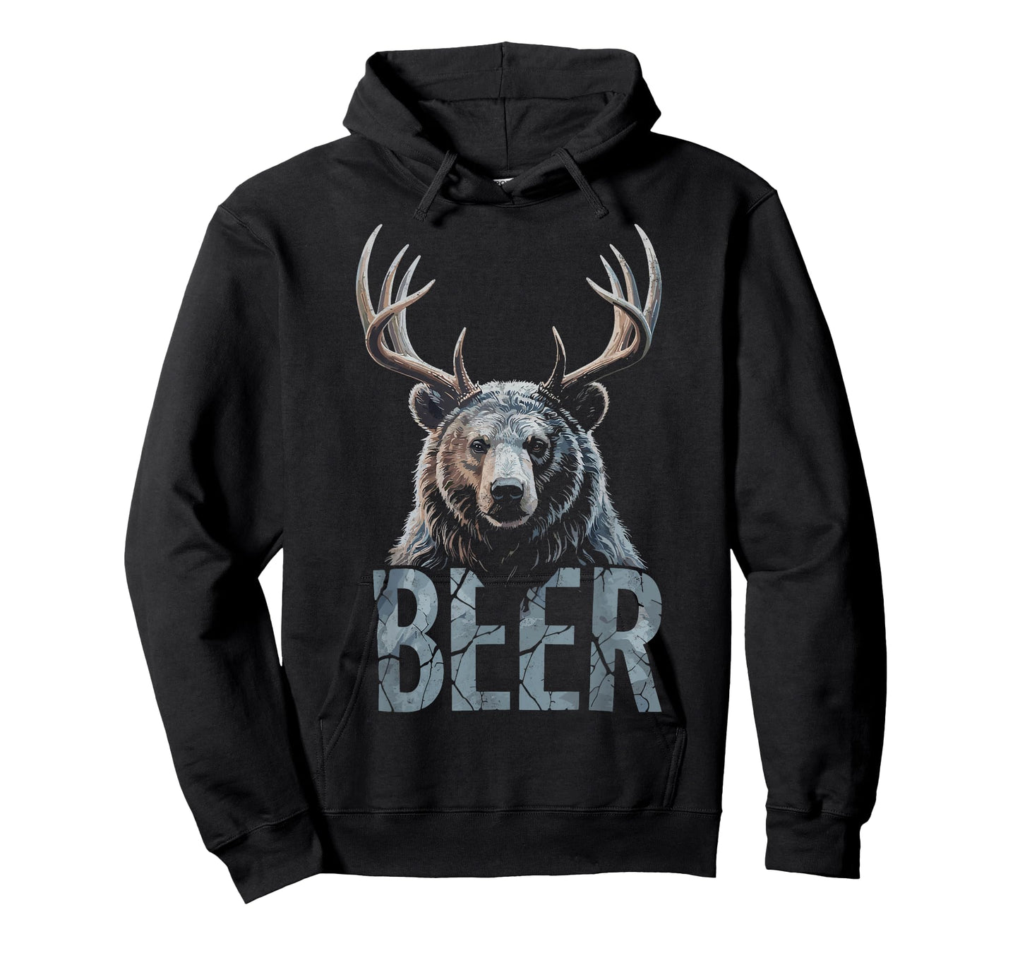 Funny Deer Bear Humor Tee Beer Drinking Party Joke T-Shirt