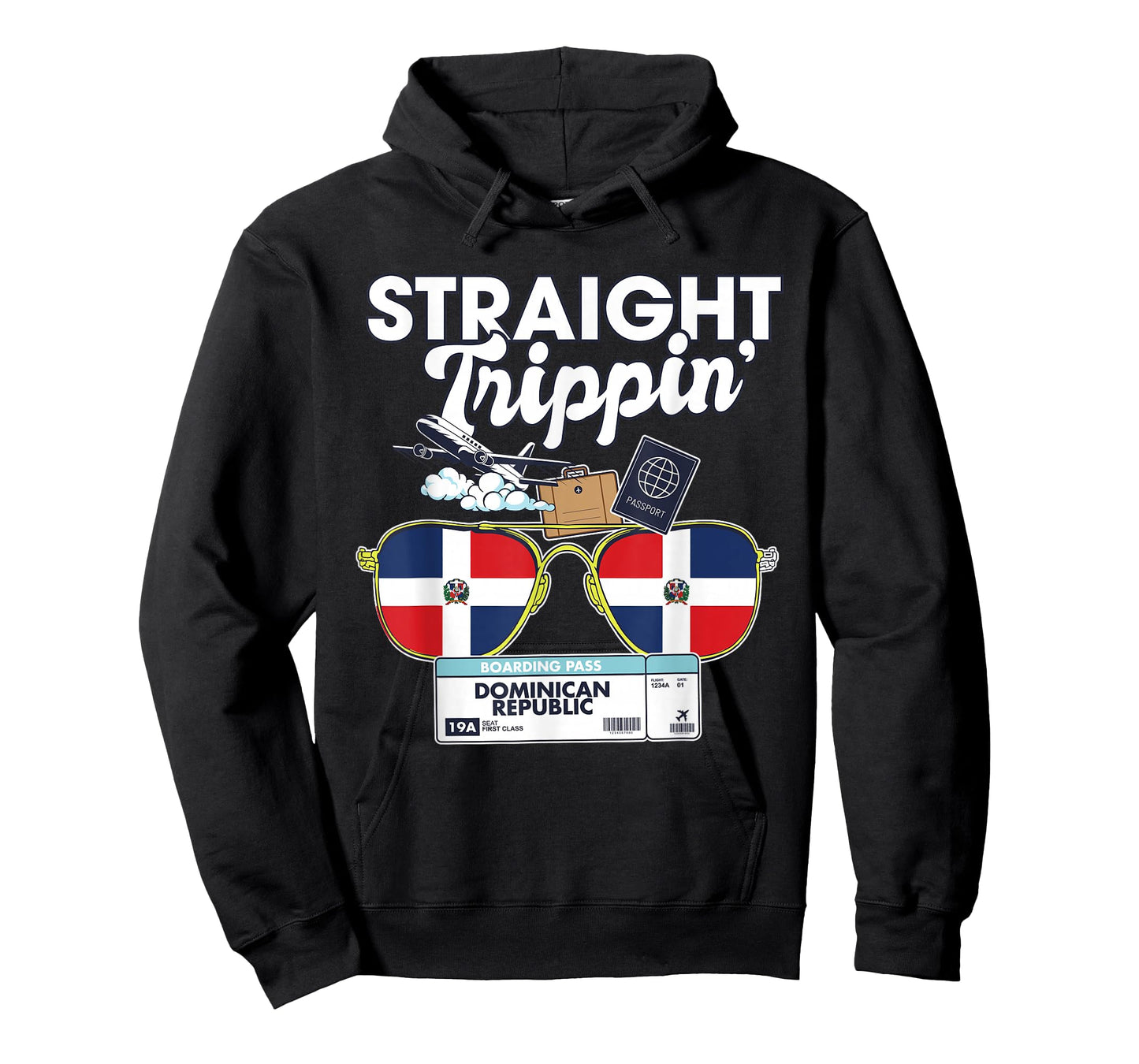 Straight Trippin' Dominican Republic Vacation Tour Travel T-Shirt
