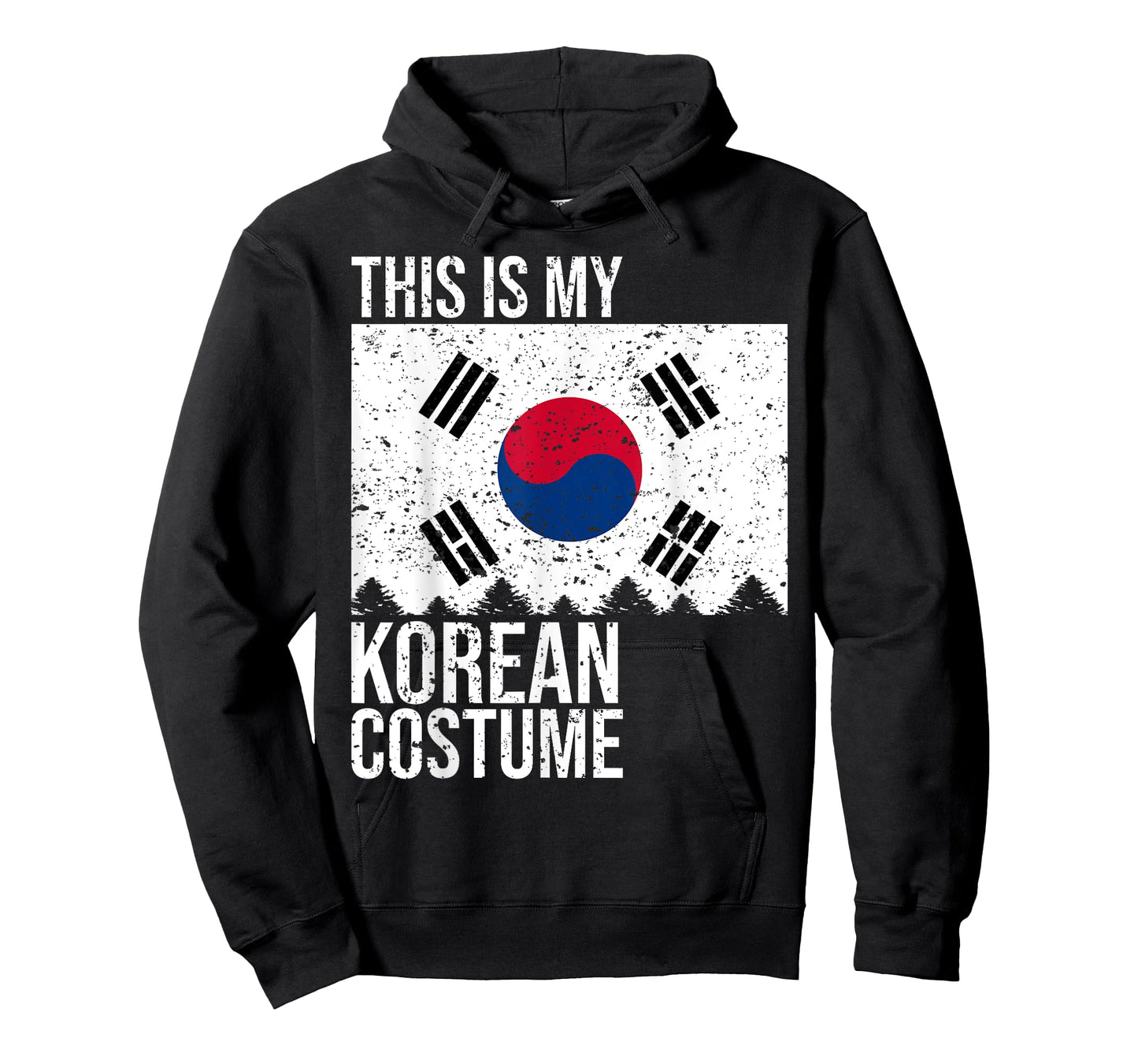 Vintage This Is My South Korean Flag Costume for Halloween T-Shirt