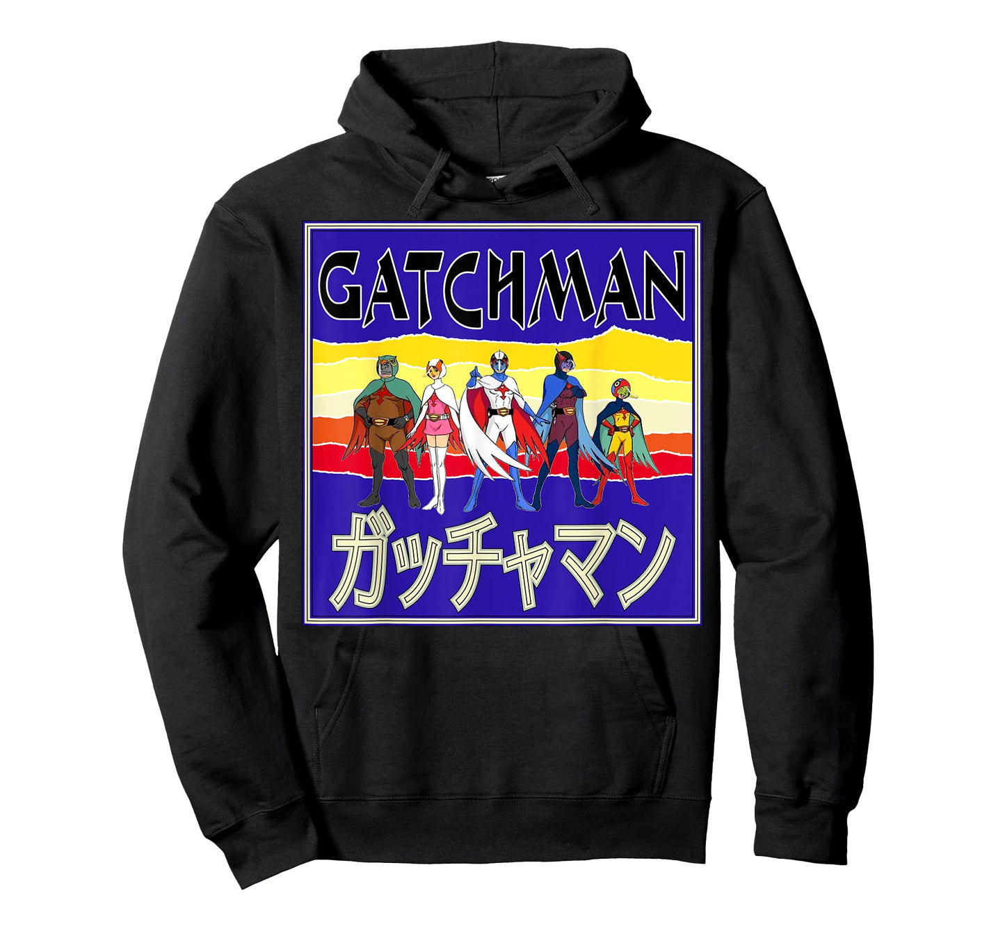 Battle of the Planets Gatchaman G Force Retro Cover T-Shirt