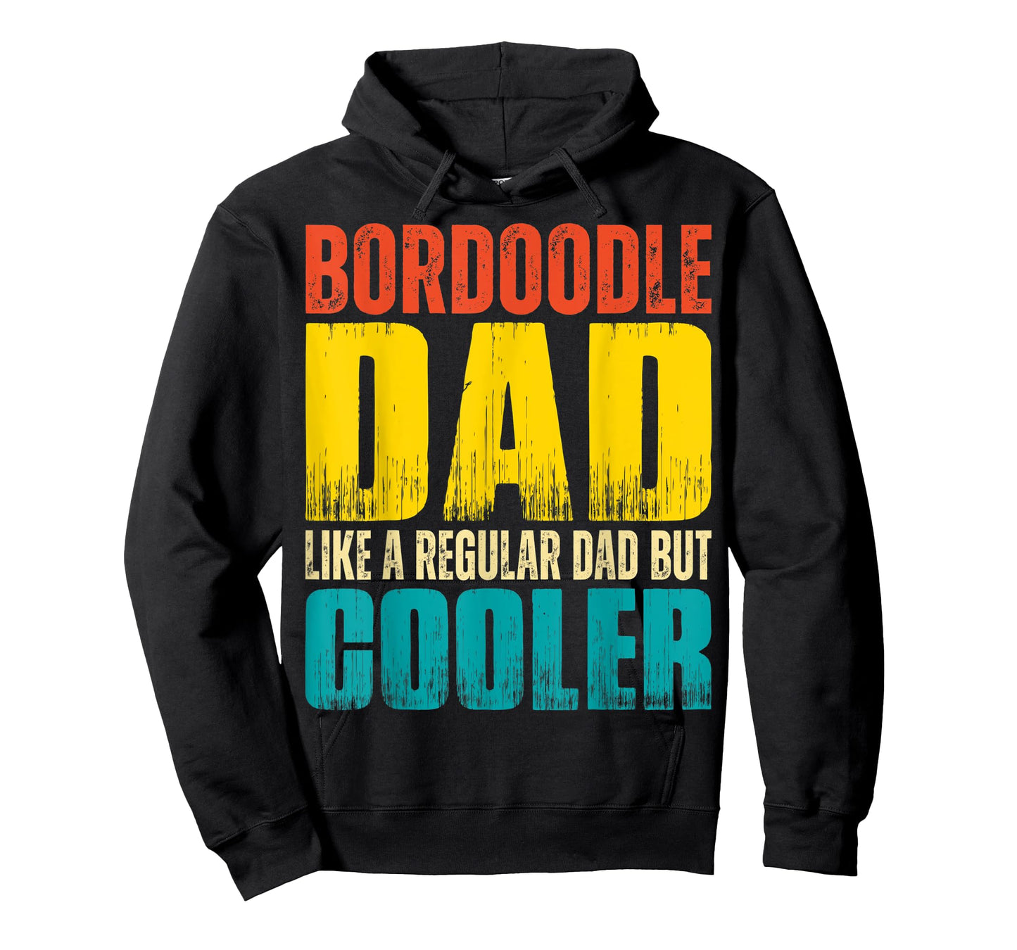 Mens Bordoodle Dad - Like a Regular Dad but Cooler T-Shirt