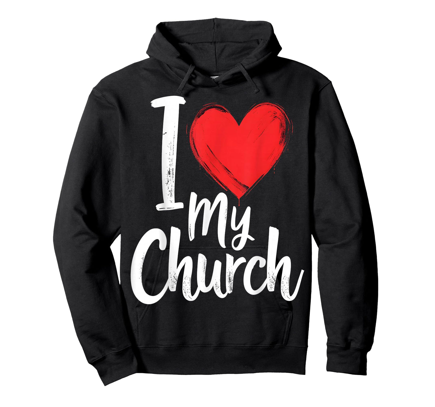 I Love My Church Inspirational Christian T-Shirt