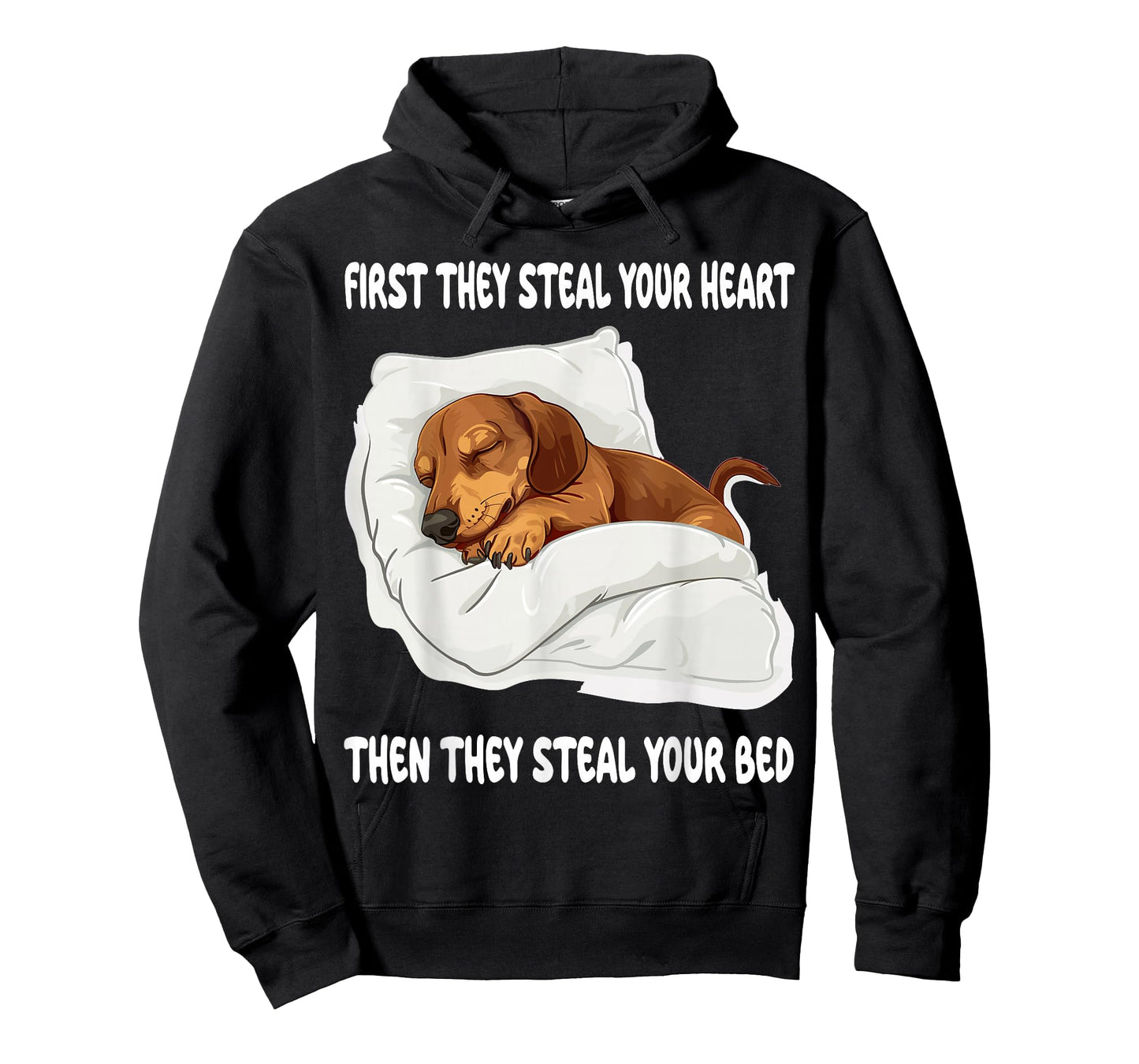 Dachshund Wiener Doxie Sleeping Pajamas Nightgown T-Shirt