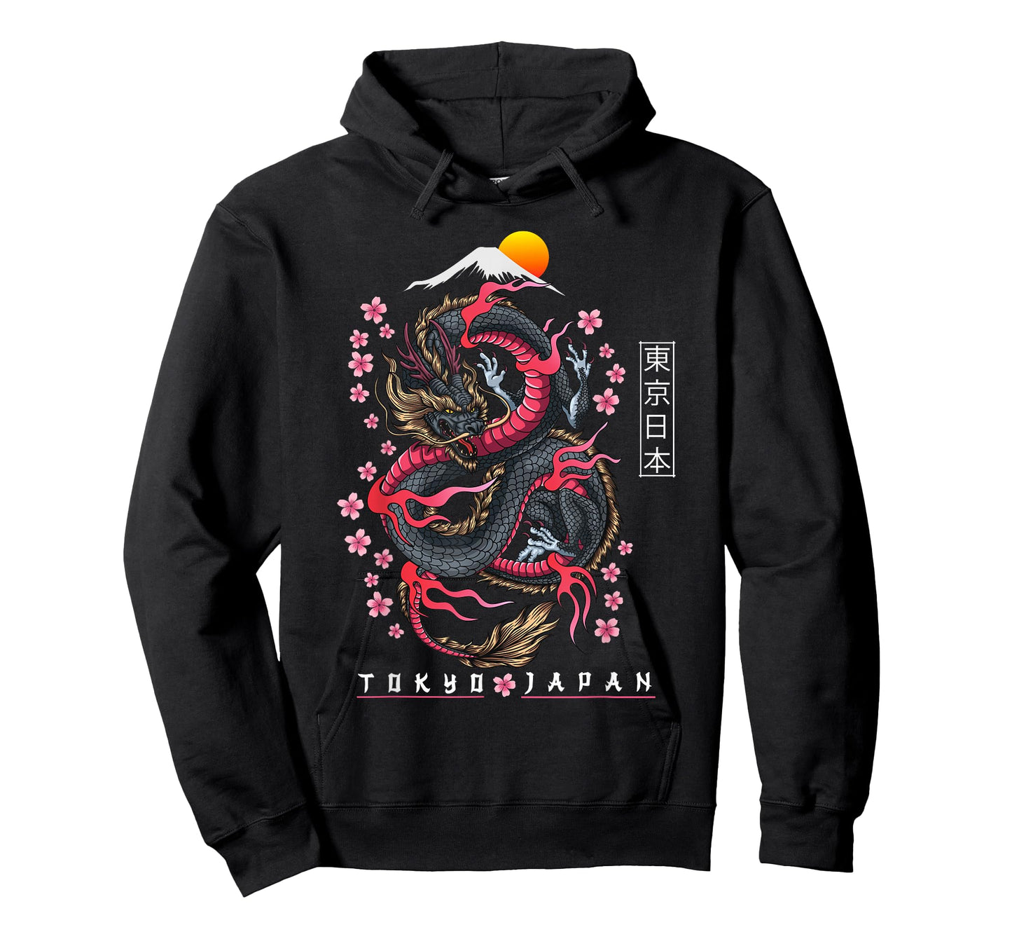 Japanese Aesthetic Dragon Tokyo Japan Manga Anime Asian 80’s T-Shirt
