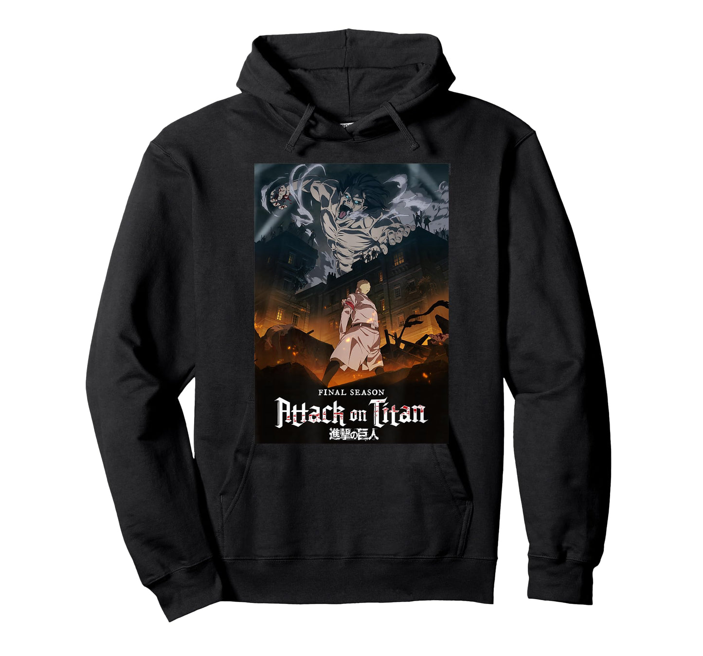 Attack on Titan Season 4 Key Art with Show Logo Anime T-Shirt