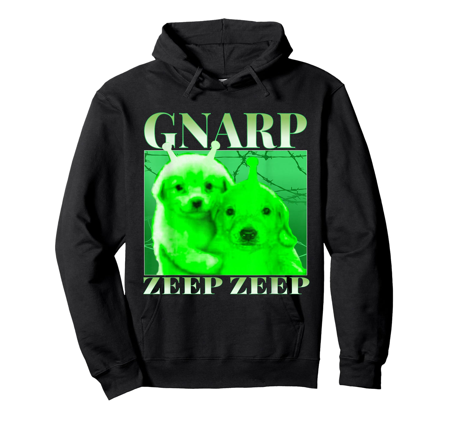 Glerp Glorp Funny Alien Dog Meme Brainrot Dank Memes T-Shirt