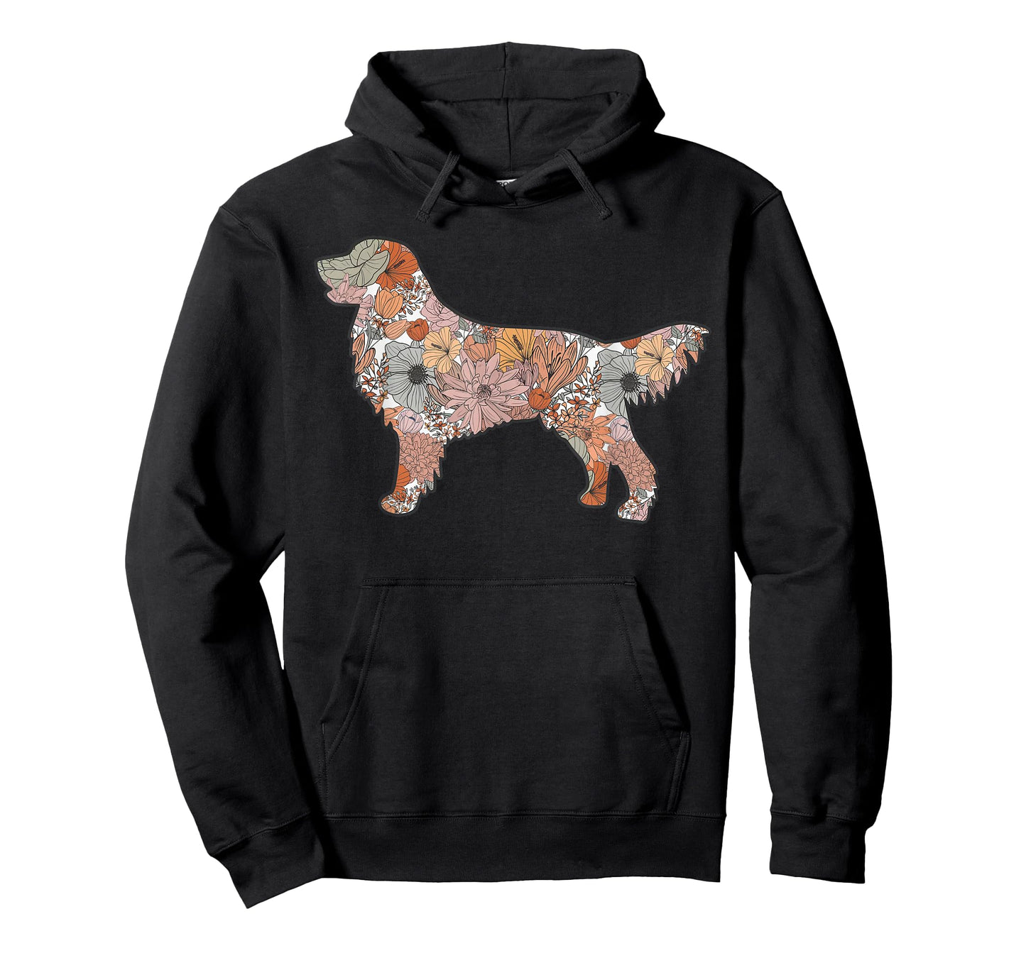 Wildflower Golden Retriever, Cute Mother's Day Golden Mom T-Shirt