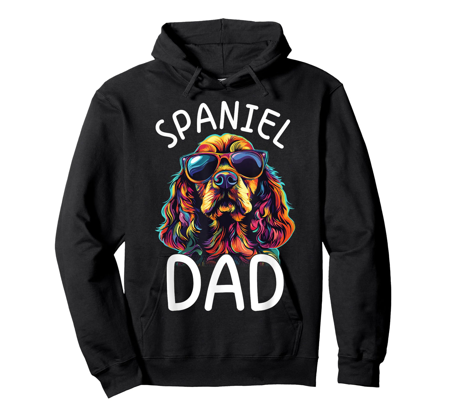 Cocker Spaniel Lovers Color Pop Art Mens Cocker Spaniel Dad T-Shirt