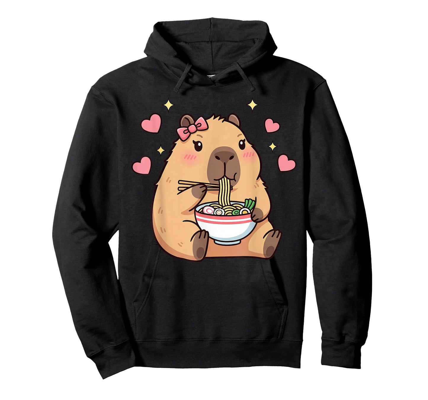 Cute Girls Capybara Ramen Kawaii Tea Kawaii Capy Lover Kids T-Shirt
